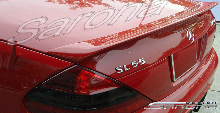 Custom Mercedes SL Trunk Wing  Convertible (2003 - 2012) - $575.00 (Manufacturer Sarona, Part #MB-057-TW)